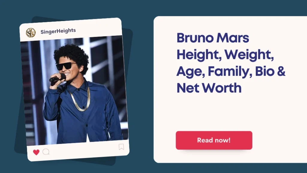 Bruno Mars Height