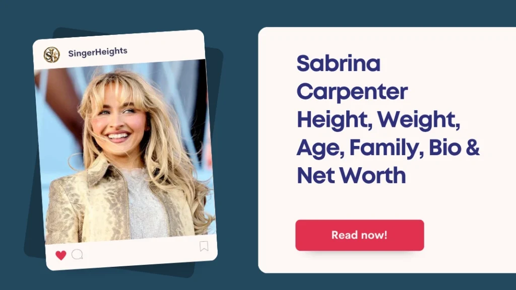 Sabrina Carpenter Height